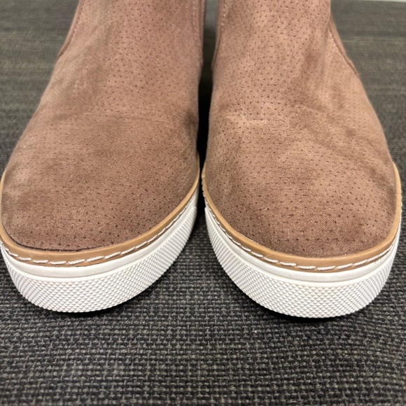 Dr. Scholl's If Only Wedge Slip On Sneaker Taupe Women Size 8.5 - Picture 7 of 11